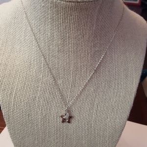 Swarovski Crystal moon and star necklace